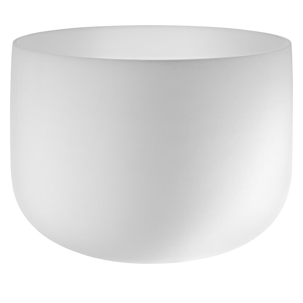 Opálos fehér kristály hangtál 14" - C4/Gyökércsakra/432 Hz