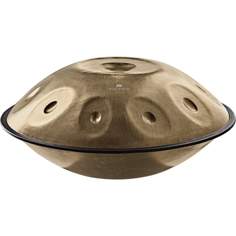 Sensory Handpan Stainless Steel D Amara 10 Notes 440 Hz - Vintage Gold