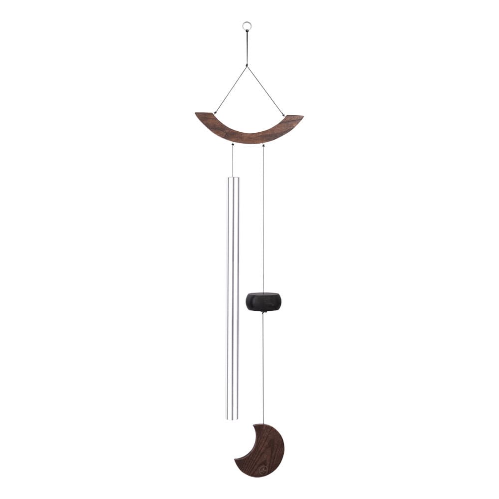 Moon Meditation Chime 49"/125 cm - 432 Hz - Curved Suspension/Silver