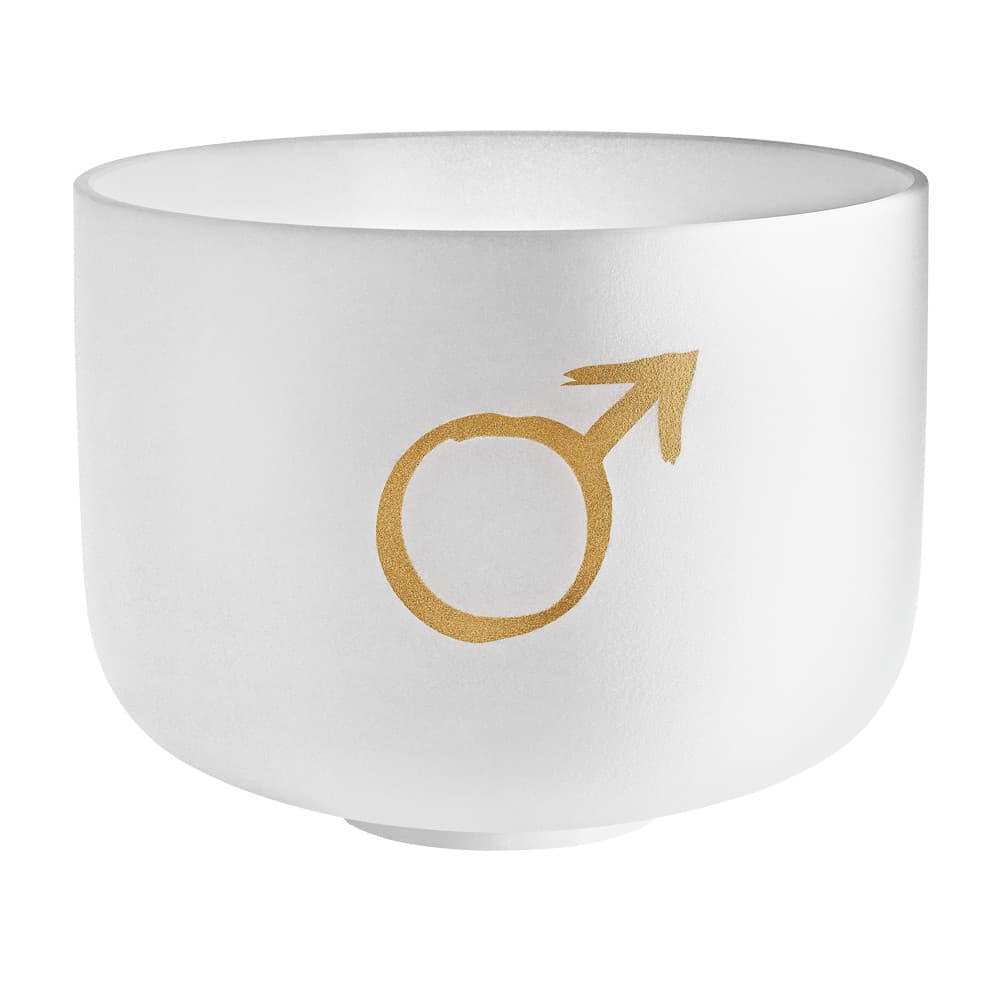 Planetary Tuned Crystal Singing Bowl 12" - Mars/144.72 Hz
