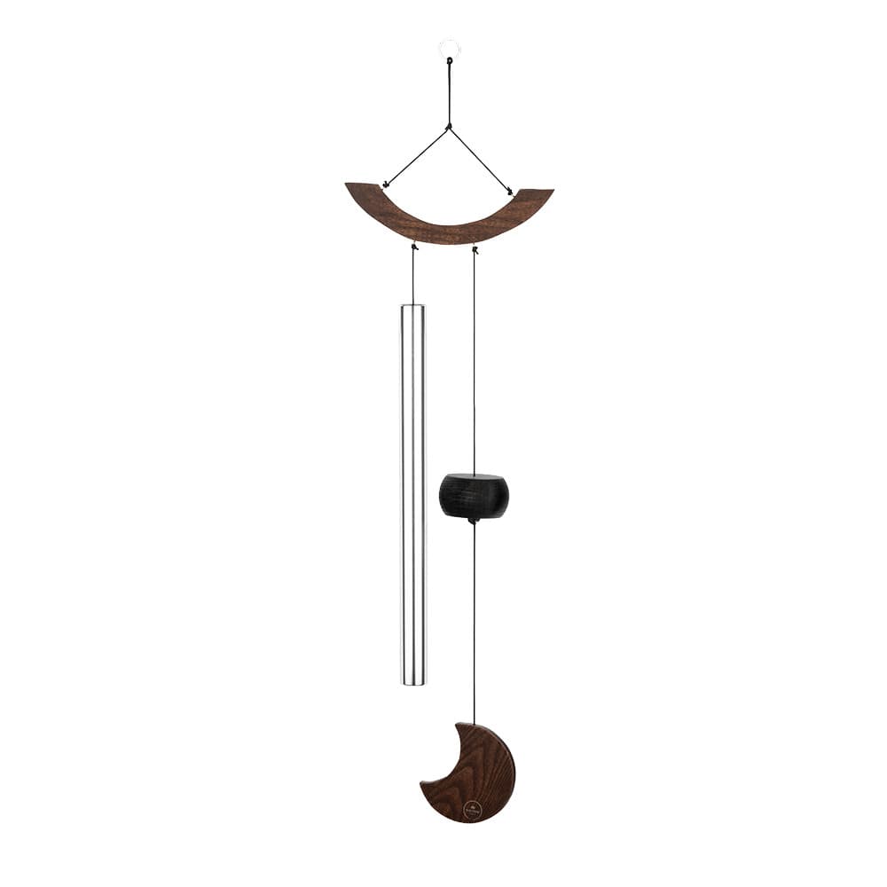 Moon Meditation Chime 35"/88 cm - 432 Hz - Curved Suspension/Silver