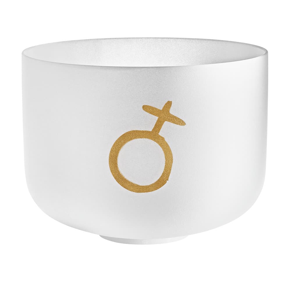 Planetary Tuned Crystal Singing Bowl 12" - Earth Platonic Year/172.06 Hz