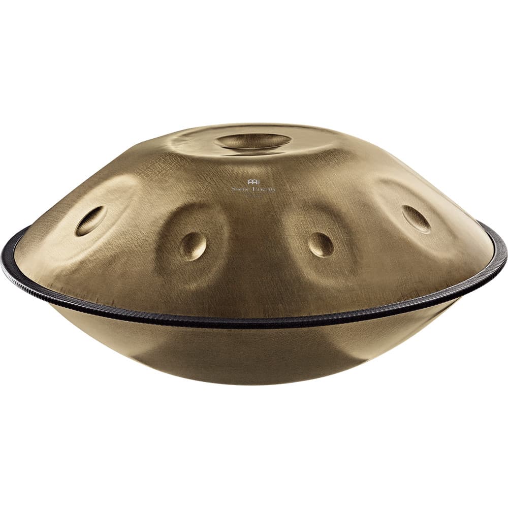 Sensory Handpan Stainless Steel C# Minor 9 Notes 432 Hz - Vintage Gold