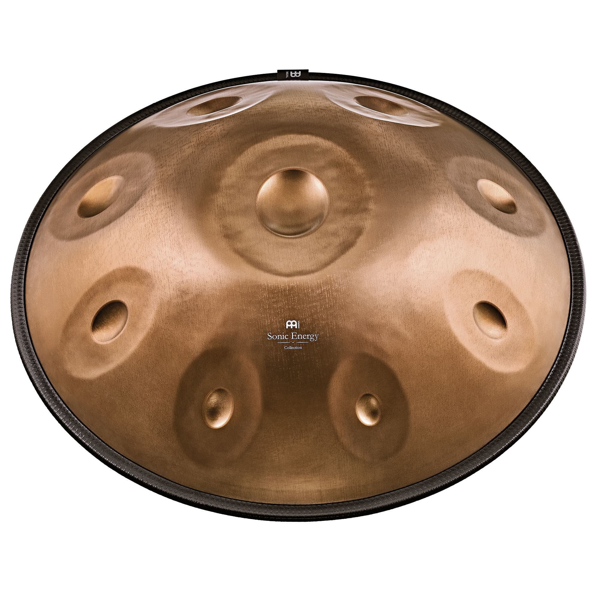 Sensory Handpan, Stainless Steel, F Pygmy, 11 Notes, 440 Hz, Vintage copper
