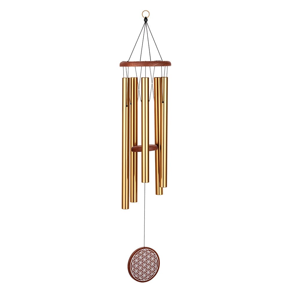 Flower of Life Meditation Chime 36"/90 cm - 432 Hz - Bronze