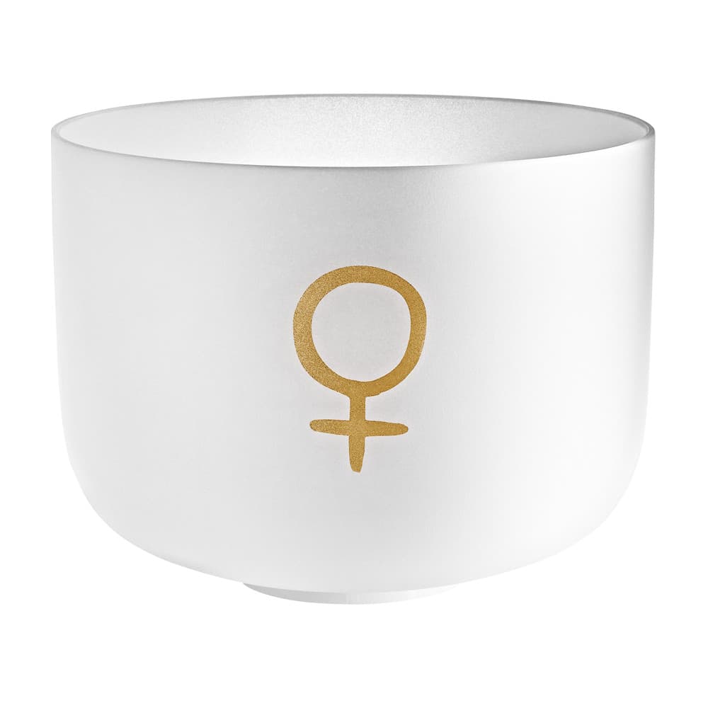 Planetary Tuned Crystal Singing Bowl 12" - Venus/221.23 Hz