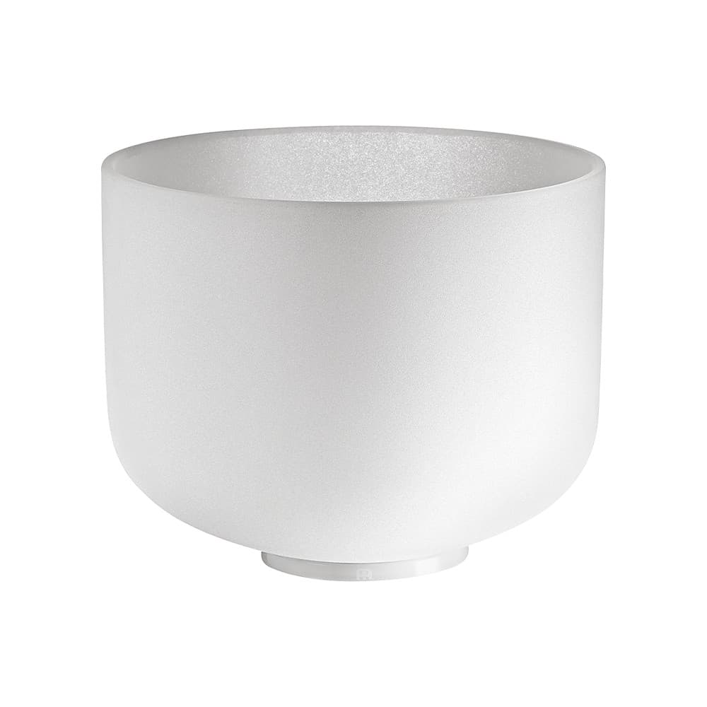 Opálos fehér kristály hangtál 10" - E4/Köldökcsakra (Solar Plexus)/432 Hz