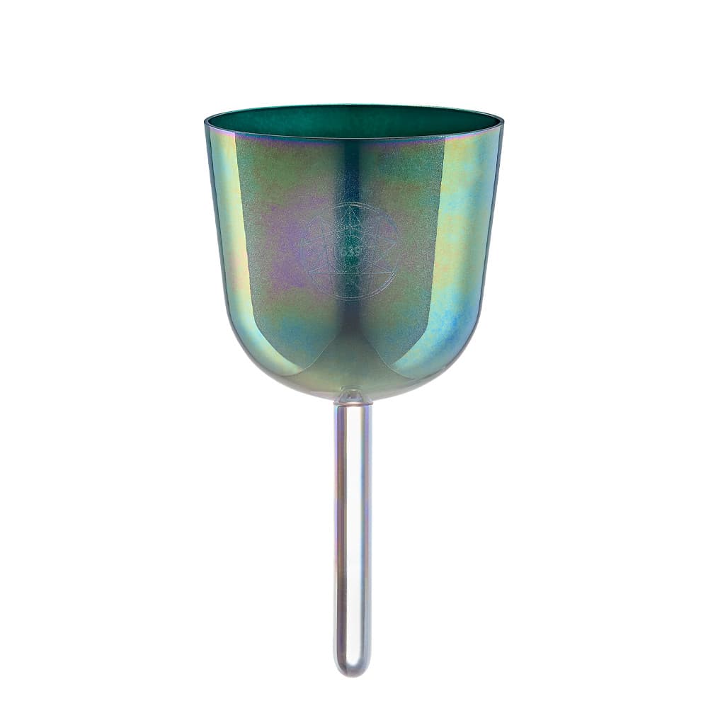 4.25" Essence Solfeggio Crystal Singing Bowl Fa 639 Hz, Indigo Blue